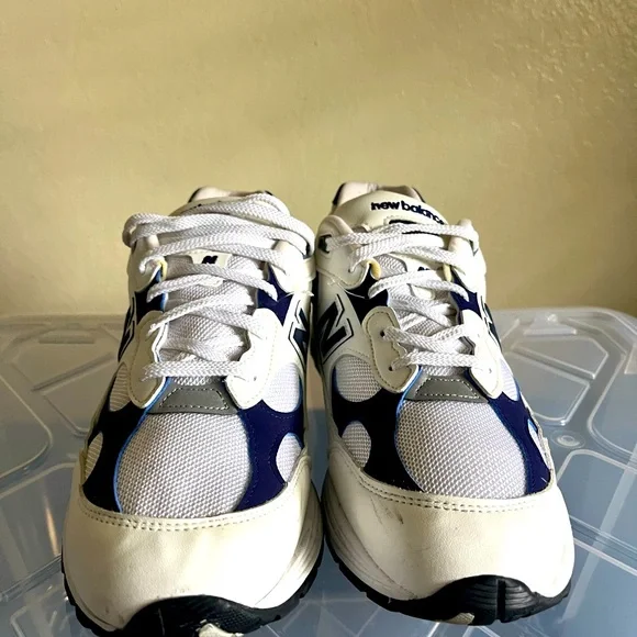 New Balance 992 Men’s 12 - White and Navy - Picture 8 of 11